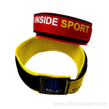 Nylon Hook-and-loop Customized Wristband